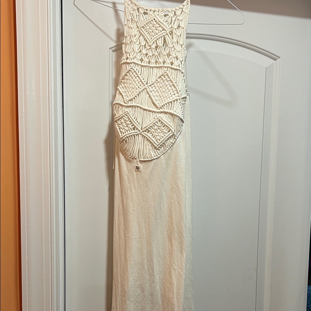 Billabong Cream Backless Dress